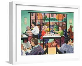 Sushi and Beer, Brooklyn, 1993-Liz Wright-Framed Giclee Print