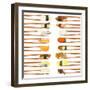 Sushi And Chopsticks-Rob Tek-Framed Art Print