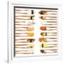 Sushi And Chopsticks-Rob Tek-Framed Art Print