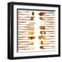 Sushi And Chopsticks-Rob Tek-Framed Art Print