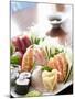 Sushi and Sashimi Platter-Alexandre Oliveira-Mounted Photographic Print