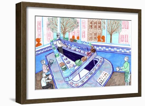 Sushi Bar, 2017-Charlotte Orr-Framed Giclee Print