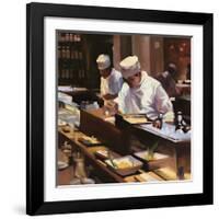 Sushi Chefs-Jessen-Framed Giclee Print