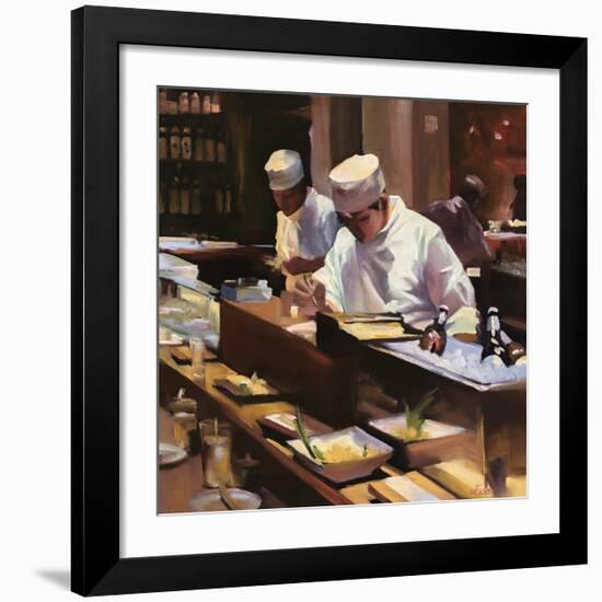 Sushi Chefs-Jessen-Framed Giclee Print