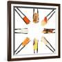 Sushi Circle-Rob Tek-Framed Art Print