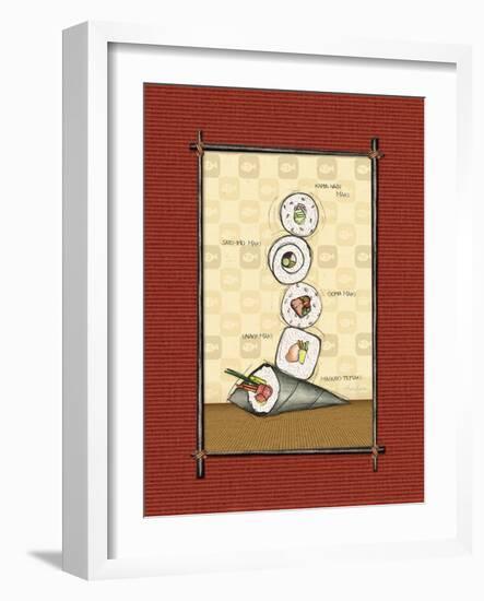 Sushi II-Andrea Laliberte-Framed Art Print