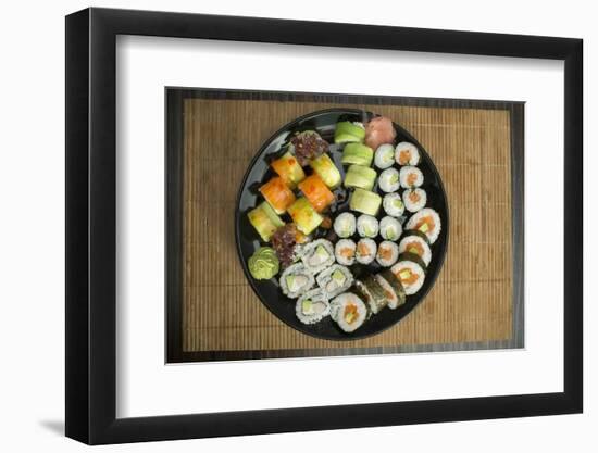 Sushi in Restaurant-Deyan Georgiev-Framed Photographic Print