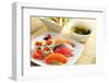 Sushi Lunch with Miso Soup and Green Salad-elenathewise-Framed Photographic Print