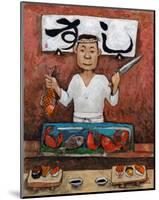 Sushi-Man-John Howard-Mounted Giclee Print