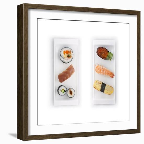 Sushi Set-BlueOrange Studio-Framed Art Print