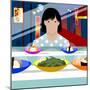 Sushi Train-Claire Huntley-Mounted Giclee Print