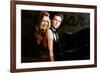 Susie and les Baker Boys THE FABULOUS BAKER BOYS by Steve Kloves with Jeff Bridges and Michelle Pfe-null-Framed Photo