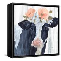 Susie in Flowers I-Annie Warren-Framed Stretched Canvas