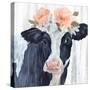 Susie in Flowers I-Annie Warren-Stretched Canvas