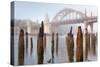 Suslaw River Bridge III-Kathy Mahan-Stretched Canvas