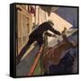 Suspected Brit Smuggler-Andre Gallard-Framed Stretched Canvas