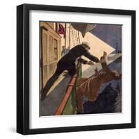 Suspected Brit Smuggler-Andre Gallard-Framed Art Print