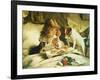 Suspense, 1894-Charles Burton Barber-Framed Giclee Print