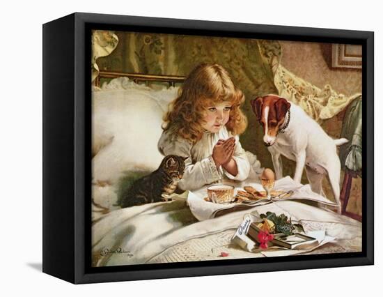 Suspense, Poster-Charles Burton Barber-Framed Stretched Canvas