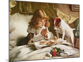 Suspense, Poster-Charles Burton Barber-Mounted Giclee Print