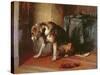 Suspense-Edwin Henry Landseer-Stretched Canvas