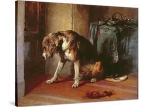 Suspense-Edwin Henry Landseer-Stretched Canvas