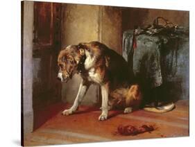 Suspense-Edwin Henry Landseer-Stretched Canvas