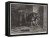 Suspense-Edwin Landseer-Framed Stretched Canvas