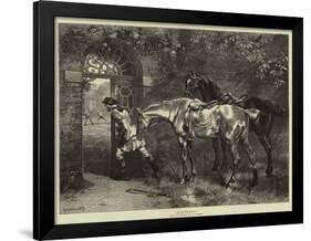 Suspense-Samuel Edmund Waller-Framed Giclee Print