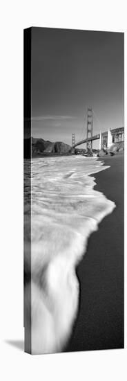 Suspension Bridge across a Bay, Golden Gate Bridge, San Francisco Bay, San Francisco-null-Stretched Canvas