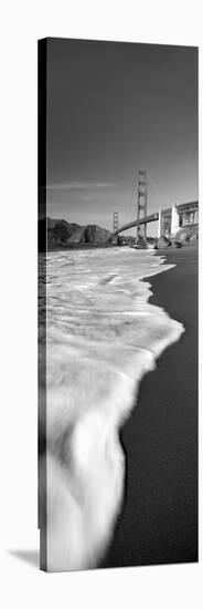 Suspension Bridge across a Bay, Golden Gate Bridge, San Francisco Bay, San Francisco-null-Stretched Canvas