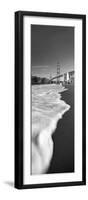 Suspension Bridge across a Bay, Golden Gate Bridge, San Francisco Bay, San Francisco-null-Framed Premium Photographic Print