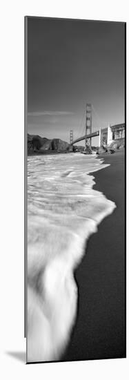 Suspension Bridge across a Bay, Golden Gate Bridge, San Francisco Bay, San Francisco-null-Mounted Photographic Print