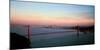 Suspension Bridge across a Bay, Golden Gate Bridge, San Francisco Bay, San Francisco-null-Mounted Photographic Print