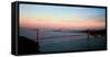 Suspension Bridge across a Bay, Golden Gate Bridge, San Francisco Bay, San Francisco-null-Framed Stretched Canvas