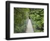 Suspension Bridge and Rainforest, Tarra Bulga National Park, Victoria, Australia, Pacific-Schlenker Jochen-Framed Photographic Print