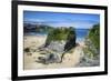 Suspension Bridge at Towan Beach, Newquay, Cornwall, England, United Kingdom, Europe-Rob Cousins-Framed Photographic Print