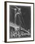 Suspension Bridge Blueprint I-Ethan Harper-Framed Art Print