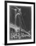 Suspension Bridge Blueprint I-Ethan Harper-Framed Art Print