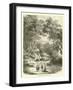 Suspension Bridge in Borneo-null-Framed Giclee Print