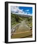 Suspension Bridge over Colca River, Chivay, Arequipa Region, Peru, South America-Karol Kozlowski-Framed Photographic Print