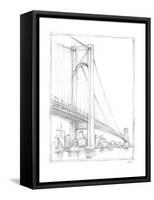 Suspension Bridge Study I-Ethan Harper-Framed Stretched Canvas