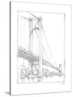 Suspension Bridge Study I-Ethan Harper-Stretched Canvas