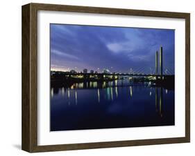 Suspension Bridge, Tacoma, Washington, USA-null-Framed Photographic Print