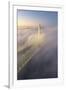 Suspension Fog Bridge, Oakland San Francisco Bay Morning Fog-Vincent James-Framed Photographic Print