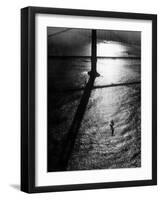 Suspension Tower of the Golden Gate Bridge at Sunrise-Margaret Bourke-White-Framed Photographic Print