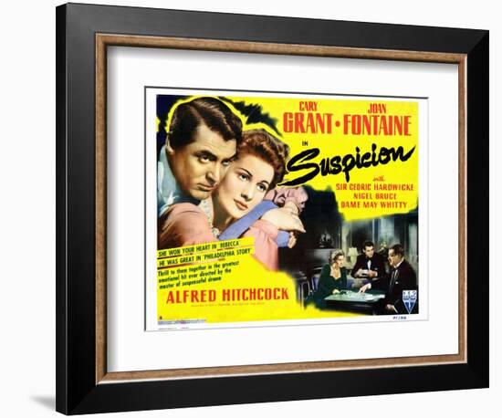 Suspicion, 1941-null-Framed Art Print