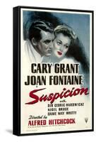 Suspicion, Cary Grant, Joan Fontaine, 1941-null-Framed Stretched Canvas