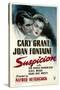 Suspicion, Cary Grant, Joan Fontaine, 1941-null-Stretched Canvas