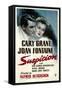 Suspicion, Cary Grant, Joan Fontaine, 1941-null-Framed Stretched Canvas